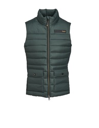 WAHLSTEN EDDI WOMENS PADDED VEST, DARK GREEN